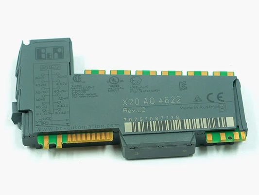 X20AO4622 B&amp;R X20 ระบบ PLC โมดูล I/O 4 เอาต์พุตแบบอะนาล็อก ±10 V หรือ 0 ถึง 20 MA / 4 ถึง 20 MA
