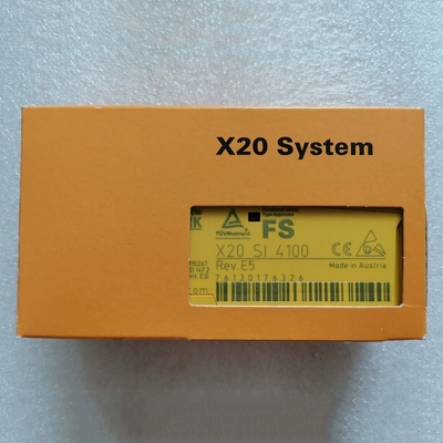 X20SI4100 B&amp;R X20 ระบบ PLC โมดูล I/O 4 ประเภท A อินพุตดิจิตอล 4 เอาต์พุตพัลส์ 24 VDC