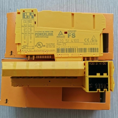 X20SI4100 B&amp;R X20 ระบบ PLC โมดูล I/O 4 ประเภท A อินพุตดิจิตอล 4 เอาต์พุตพัลส์ 24 VDC