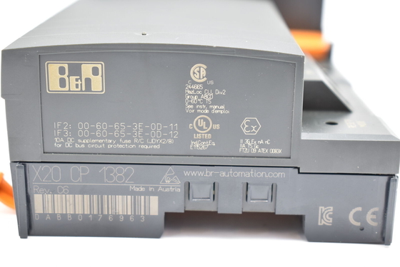 X20CP1382 ​​B&amp;R X20 ระบบ PLC โมดูล CPU Intel x86 400 MHz เข้ากันได้กับโปรเซสเซอร์ I/O ในตัว