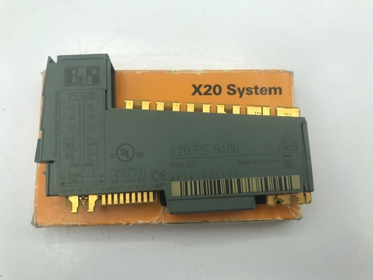 X20PS9400 B&amp;R โมดูลจ่ายไฟ 24VDC สำหรับตัวควบคุมบัส แหล่งจ่ายไฟ X2X Link และ I/O