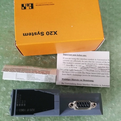 X20IF1063-1 B&R X20 Plc โมดูลอินเทอร์เฟซพร้อมอินเทอร์เฟซ PROFIBUS DP V1