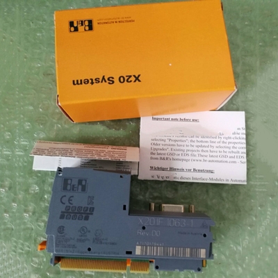 X20IF1063-1 B&R X20 Plc โมดูลอินเทอร์เฟซพร้อมอินเทอร์เฟซ PROFIBUS DP V1