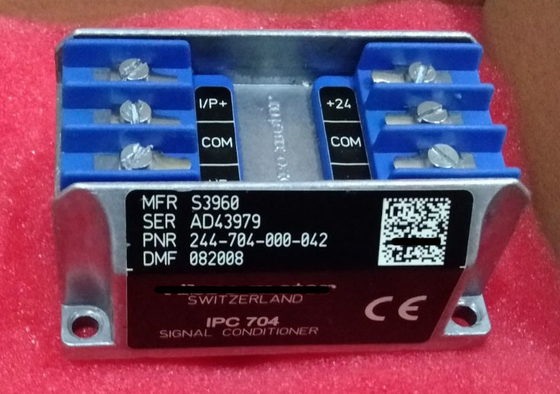 IPC704 244-704-000-042 เครื่องปรับสัญญาณสําหรับเซ็นเซอร์ วัสดุไฟฟ้าประกอบแบบมาตรฐาน