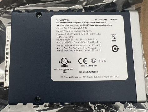 GE IS420YAICS1B GE Mark VIe Analog I/O Pack การควบคุมเทอร์บีน GE