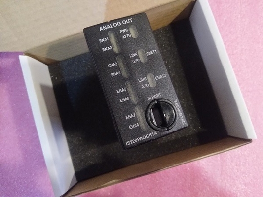 GE IS220PAOCH1A มาร์ค VIe โมดูลการออกแบบแอนาล็อก 0-20 mA โมดูล PLC สูงสุด 900 Ω