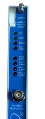 Bently Nevada 3500/53 133388-01 ระบบตรวจจับความเร็วเกินแบบอิเล็กทรอนิกส์