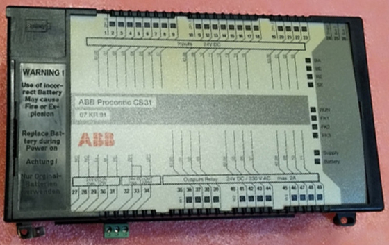 ABB 07KR91 GJR5250000R0303 หน่วยพื้นฐาน 07 KR 91, 230 VAC โมดูลโปรเซสเซอร์
