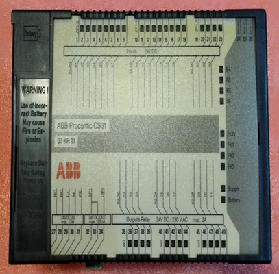 ABB 07KR91 GJR5250000R0303 หน่วยพื้นฐาน 07 KR 91, 230 VAC โมดูลโปรเซสเซอร์