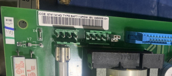 ABB SAFT 110 POW 57411414 พันธมิตรไฟฟ้าในคลังใหม่ 57411414