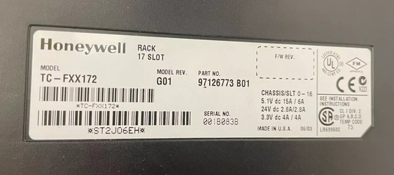 TC-FXX172 Honeywell Experion 17 สล็อต แรคชัสซี่สําหรับส่วน DCS ของใหม่