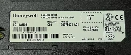 TC-IAH061 Honeywell Experion แอนาล็อกอินไพร์มโมดูล PCL โมดูลในคลัง