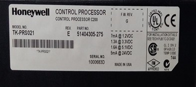 TK-PRS021 โมดูลการควบคุมโปรเซสเซอร์ Honeywell ControlLogix C200
