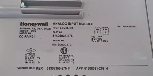 CC-PAIX01 Honeywell Analog Input Module For PLC Module แพ็คเกจใหม่และเดิม