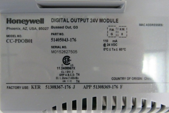 CC-PDOB01 โมดูลเอาต์พุตดิจิทัล Honeywell 24V 51405043-175 มีในสต็อก