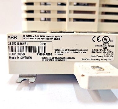 ABB PM864AK01 3BSE018161R1 AC 800M หน่วยประมวลผล CPU I/O Module