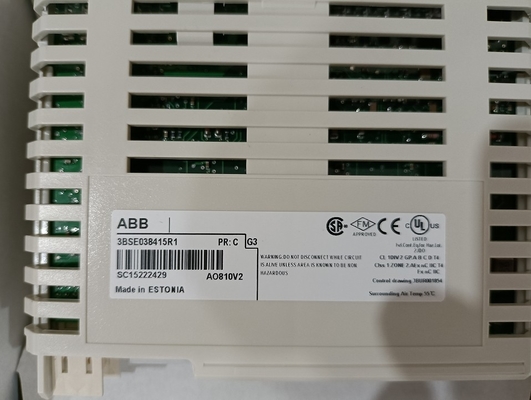 ABB AO810V2 3BSE038415R1 โมดูลออกแบบแอนาล็อก S800 I/O โมดูล 8 ช่อง