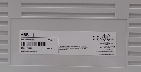 ABB TB840A 3BSE037760R1 Modulebus Optical Cluster Modem สําหรับการทํางานที่เหลือเกิน 1+1