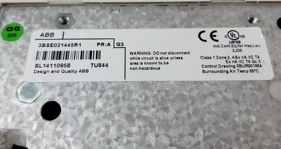 ABB TU844 3BSE021445R1 หน่วยสิ้นสุดโมดูลที่เหลือ หน่วย DCS ส่วน PLC