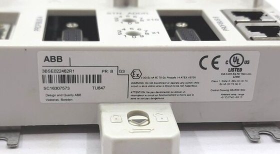 ABB TU847 3BSE022462R1 หน่วยปิดโมดูล S800 โมดูล I/O ในคลัง