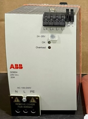 ABB SD834 3BSC610067R1 แหล่งไฟฟ้า S800 I/O โมดูล DCS อะไหล่ในคลัง