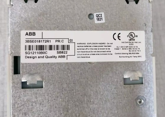 ABB SB822 3BSE018172R1 หน่วยแบตเตอรี่ชาร์จใหม่ S800 I/O Module