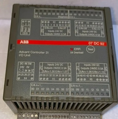 ABB 07DC92 GJR5252200R0101 โมดูล I/O ดิจิทัล PLCs ระบบอัตโนมัติกระจาย