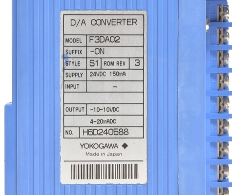 F3DA02-0NS1 YOKOGAWA โมดูลออกแบบดิจิตอลแอนาล็อก D/A Converter PLC