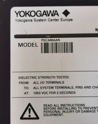 PSCAMAAN YOKOGAWA ซัพพลายเออร์โมดูลแอนาล็อกวิกฤต I/O สัญญาณ ระบบอัตโนมัติโมดูล PLC