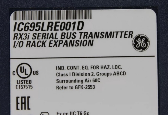 IC695LRE001 GE PACSystems RX3i มหาวิทยาลัย Backplane ซีรีส์ Bus Transmitter Module