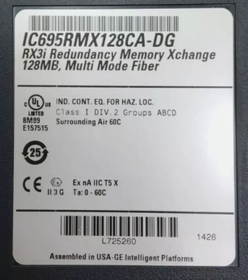 IC695RMX128 GE PAC Systems RX3i โมดูลการเปลี่ยนความจํา Xchange