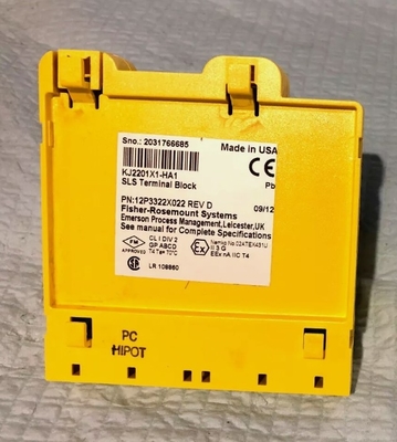 KJ2201X1-HA1 12P3322X022 โมดูลเทอร์มินัลของระบบควบคุมอัตโนมัติของเอเมอร์สัน
