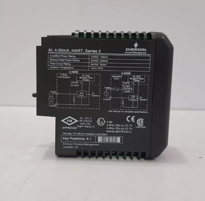 KJ3222X1-BA1 Emerson EPRO AI 8 CH 4-20mA HART CARD ซีรีส์ 2