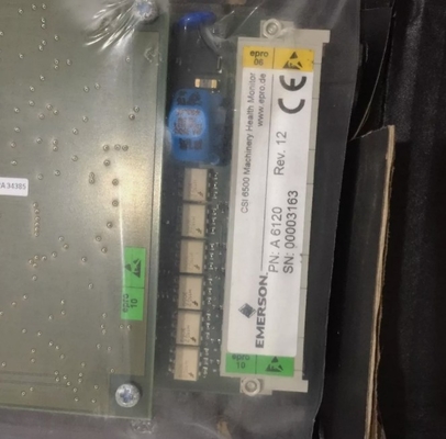 A6120 Emerson Case Seismic Vibration Monitor เครื่องตรวจจับการสั่นสะเทือน