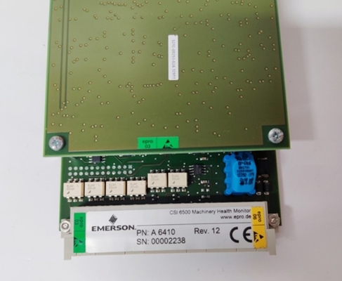 A6410 Emerson Valve และ Case Expansion Monitor สําหรับเครื่อง AMS 6500 เครื่องตรวจสอบสุขภาพ