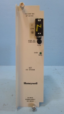 Honeywell 621-9933C เครื่องประมวลผล I/O แรคไฟฟ้า 115/230Vac 15amp