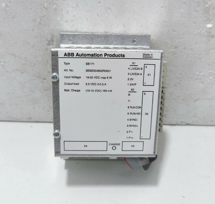 SB171 3BSE004802R1 ABB แหล่งไฟฟ้าสํารอง 12V 4 Ah สําหรับระบบควบคุมอุตสาหกรรม