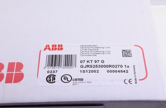 07KT97 GJR5253000R0270 ABB หน่วยประมวลผลกลาง ระบบ PLC