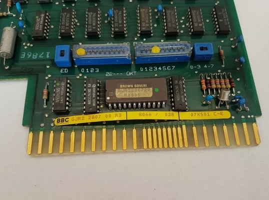07XS01 GJR2280700R3 ABB Karte โปรแกรม ระบบควบคุมโมดูล PLC