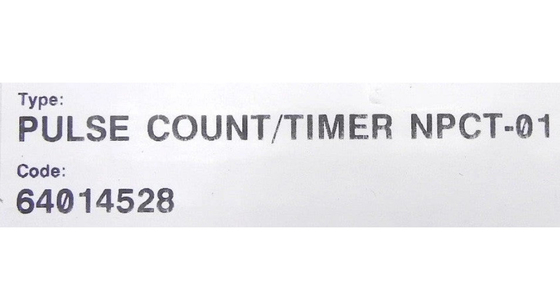 NPCT-01 64014528 ชุดตัวนับพัลส์พัลส์ ABB