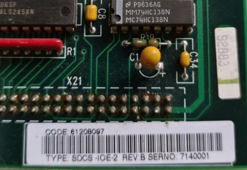 บอร์ดวัดค่า ABB SDCS-IOE-2C 64018019
