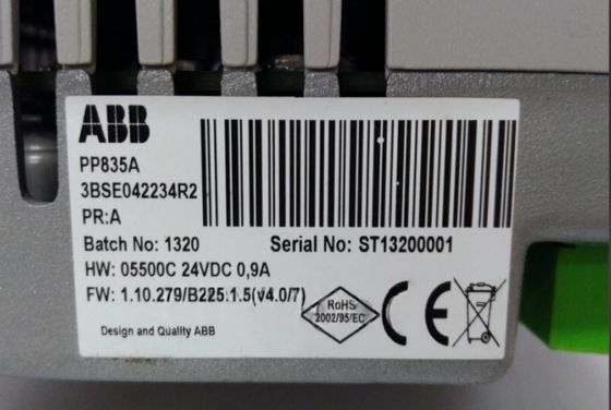 PP835A 3BSE042234R2 แผ่นสัมผัส ABB