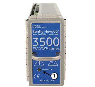 Bently Nevada 3500/10E ENCORE Series Power Supply Module กับการออกแบบความสูงครึ่งหนึ่งของออนไลน์สําหรับระบบ 3500 ENCORE