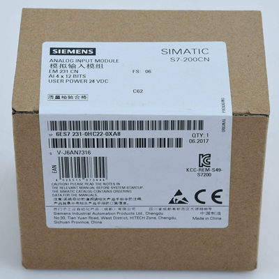 ซีเมนส์ 6es7231-0hc22-0xa8 simatic siemens s7-1200 cpu CN EM 231 Analog Input Module Unit