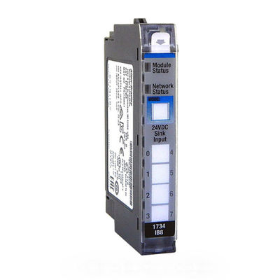 1734-IB8 โมดูล Allen Bradley 24V DC 8 Channel Sink 1734 โมดูล Io