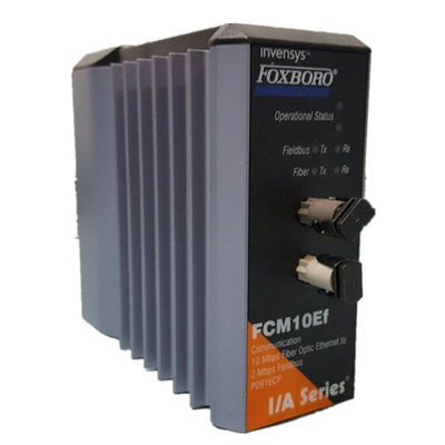 FCM10EF Foxboro Parts การสื่อสาร DCS 10Mbps Optical Fiber ถึง 2Mbps Fieldbus P0916CP