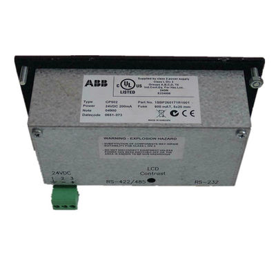 CP502 ABB PLC Industrial Backlit LCD แผงขั้วต่อ HMI I/O DCS 1SBP260171R1001