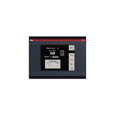 CP555 ABB PLC แผงควบคุมอุตสาหกรรมหน้าจอสัมผัส 256 สี TFT กราฟิกและข้อความ 10.4 &quot;640x480 พิกเซล 1SBP260179R1001