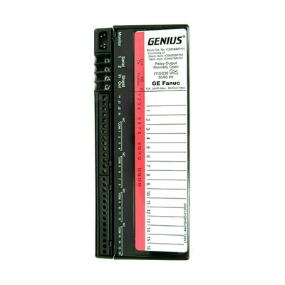 IC660BBR101 GE Fanuc GE Genius ปกติเปิดโมดูลบล็อกเอาต์พุตรีเลย์ General Electric