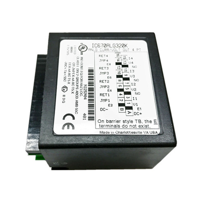 IC670ALG320 GE Fanuc GE การควบคุมภาคสนามแบบแอนะล็อกแรงดันกระแสไฟขาออก 4 ช่อง General Electric